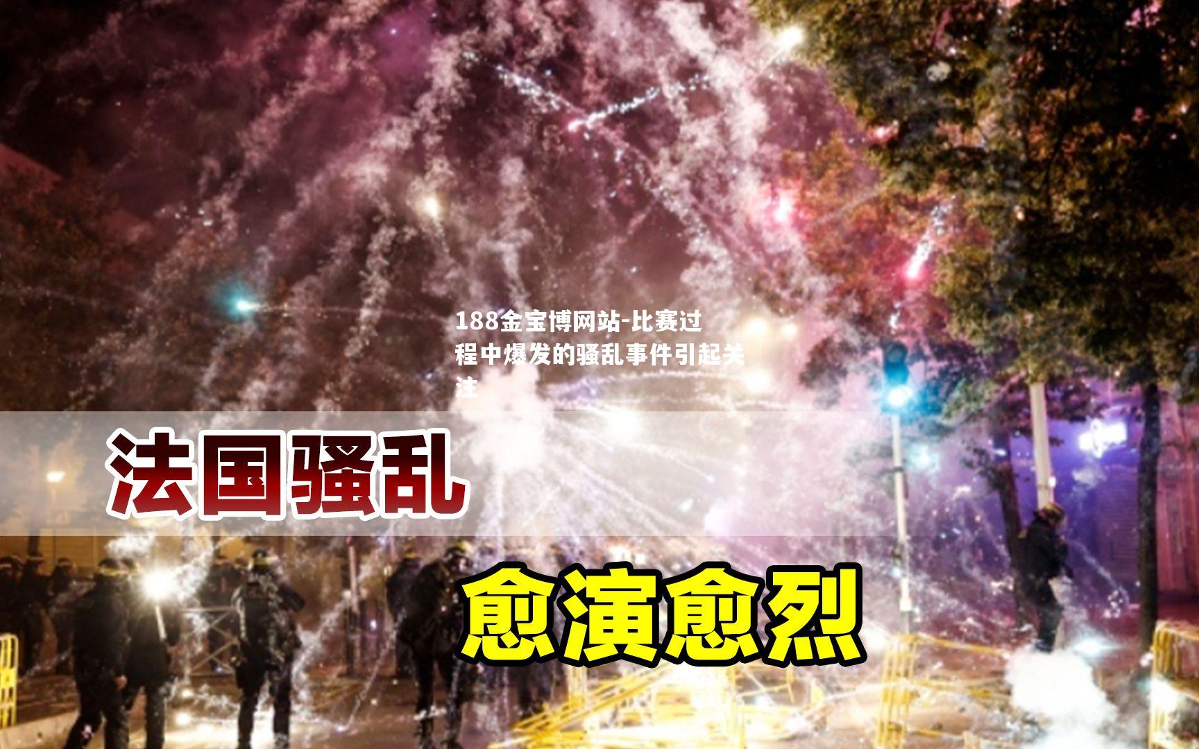 比赛过程中爆发的骚乱事件引起关注