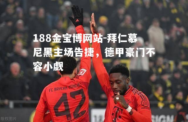拜仁慕尼黑主场告捷，德甲豪门不容小觑