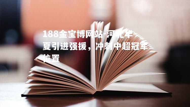 188金宝博网站-河北华夏引进强援，冲刺中超冠军位置